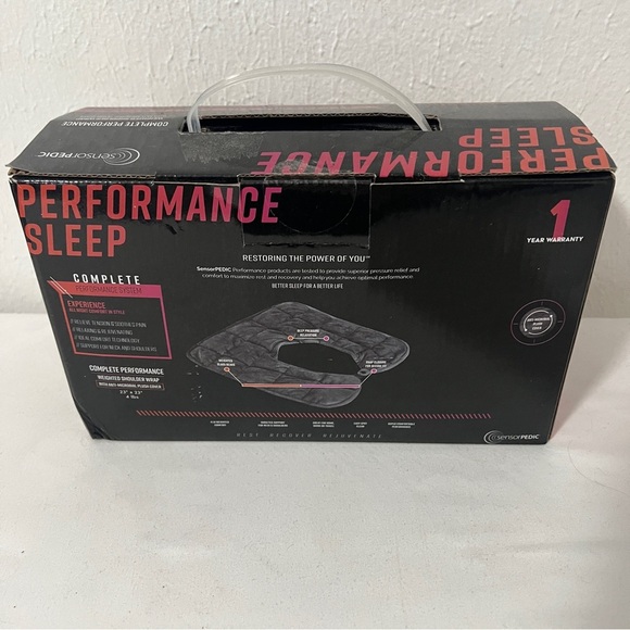 SensorPEDIC Performance Weighted Shoulder Wrap 4lb Stress Relief Anti Microbial - Picture 4 of 8